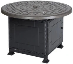 GES Bel Air Sling Cast Aluminum Fire & Chat Sets -Courtyard Home Furnishings Store 002509