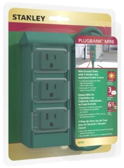 Stanley Mini 3-Outlet Plug Stake Power Center 6 Stanley Mini 3-Outlet Plug Stake Power Center -Courtyard Home Furnishings Store 016421 bffc920a 7b9b 42c7 8b9e 8c1340ac8702