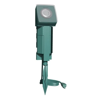 Stanley Outdoor Plug Bank 6-Power Center With Timer 1 Stanley Outdoor Plug Bank 6-Power Center With Timer