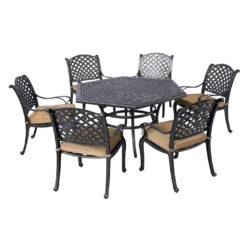 Stonegate Cast Aluminum Cushioned Patio Dining Sets -Courtyard Home Furnishings Store 031929 3