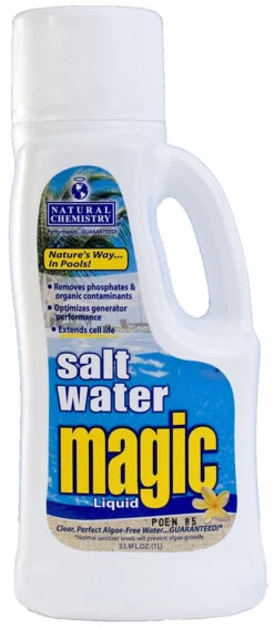 Natural Chemistry 07402 Pool Salt Water Magic Liquid