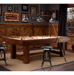 8’ Breckenridge Billiard Table By Olhausen Billiards -Courtyard Home Furnishings Store 038072 2