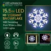 15.5" LED Hi-Vibrant Snowflake Decoration