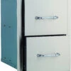 Bull Stainless Steel Accessory Storage Double Drawers