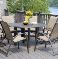 Aruba Sling Patio Dining Sets -Courtyard Home Furnishings Store 048484 2