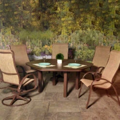 Aruba Sling Patio Dining Sets -Courtyard Home Furnishings Store 048484