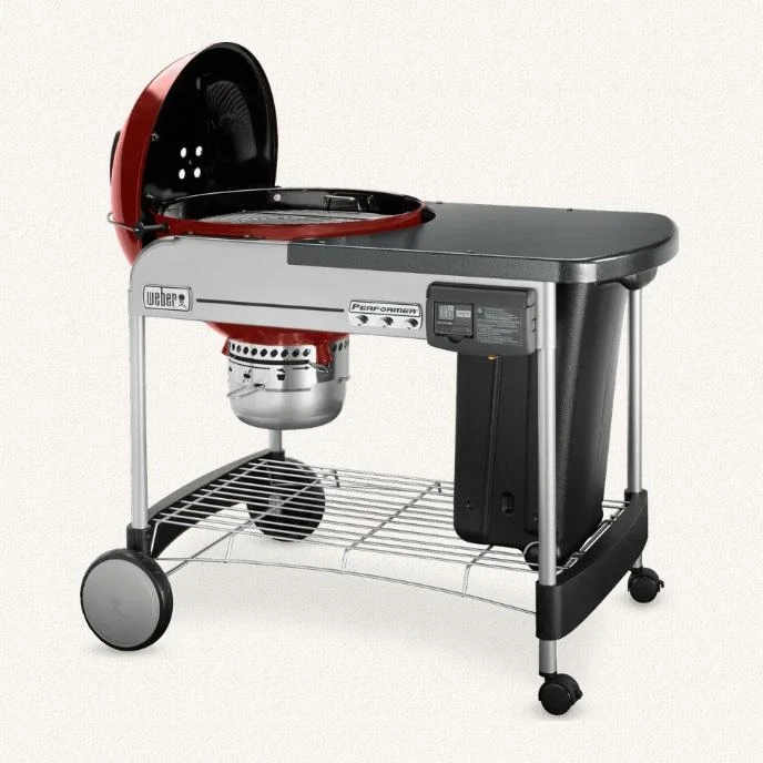 Weber Performer Deluxe 22" Crimson Charcoal Grill 7 Weber Performer Deluxe 22" Crimson Charcoal Grill - Image 7