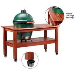Big Green Egg Mahogany EGG Tables -Courtyard Home Furnishings Store 074414 2