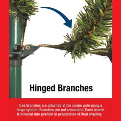 Dartmouth Fir Pre-Lit Artificial Pencil Trees -Courtyard Home Furnishings Store 088229