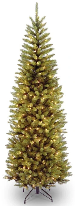 Dartmouth Fir Pre-Lit Artificial Pencil Trees