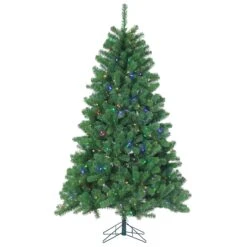 7' Pre-Lit Hudson Cash Pine Artificial Christmas Tree -Courtyard Home Furnishings Store 088584