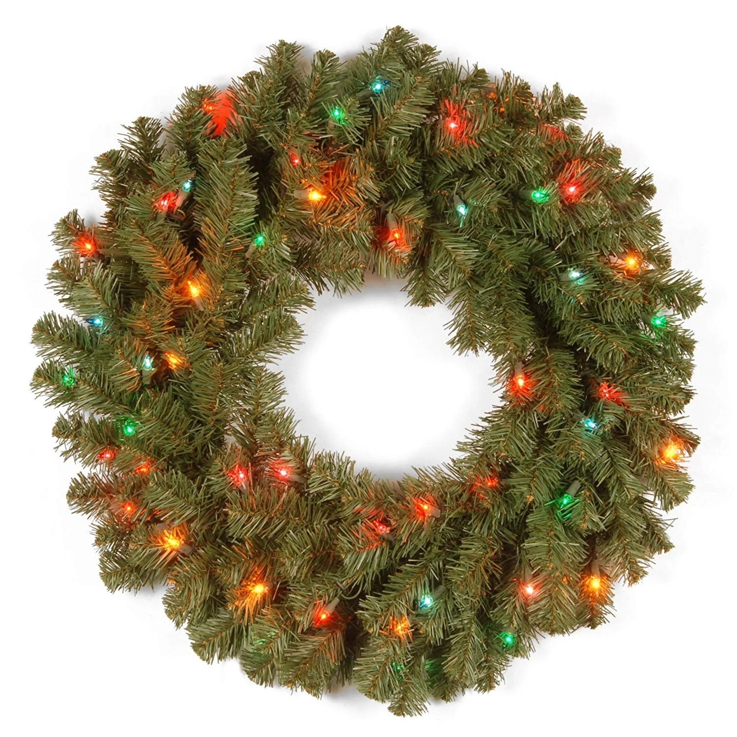 24" Albany Fir Artificial Christmas Wreath 4 24" Albany Fir Artificial Christmas Wreath - Image 4