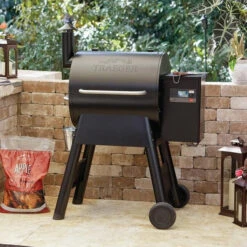 Traeger Pro 575 Black WiFi-Enabled Pellet Grill -Courtyard Home Furnishings Store 088647 4