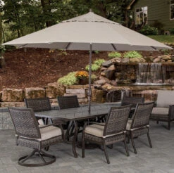 Thatcher Woven Padded Patio Dining Sets