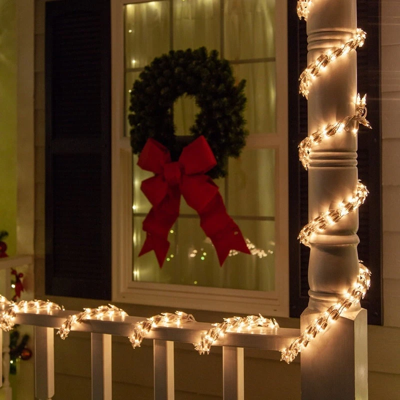 9' Light Garland Chain With 300 Incandescent Lights 4 9' Light Garland Chain With 300 Incandescent Lights - Image 4