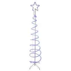 7' LED Rope Light Spiral Tree Decorations -Courtyard Home Furnishings Store 090038