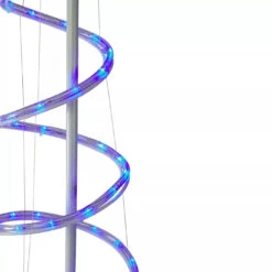 7' LED Rope Light Spiral Tree Decorations -Courtyard Home Furnishings Store 090038 3