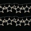 Set Of 100 LED Twinkle Star Icicle Garland