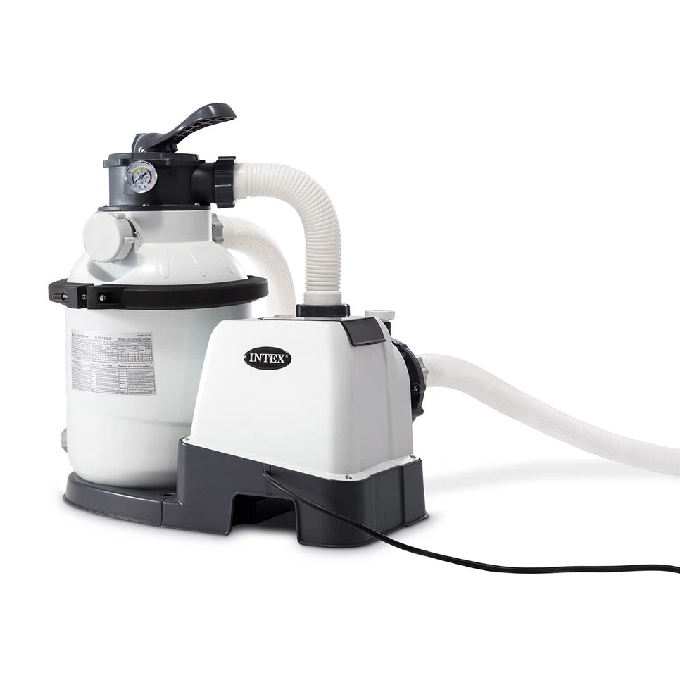 Intex Krystal Clear™ 1200 GPH Sand Filter Pump, 110-120V With GFCI 2 Intex Krystal Clear™ 1200 GPH Sand Filter Pump, 110-120V With GFCI - Image 2