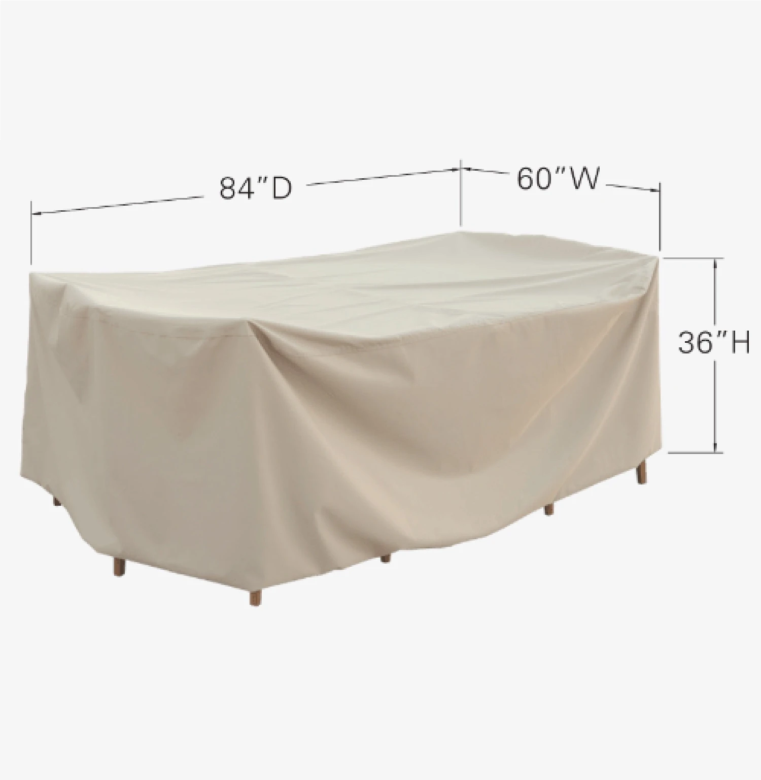 Treasure Garden Small Oval/Rectangle Table & Chairs Protective Cover CP586 2 Treasure Garden Small Oval/Rectangle Table & Chairs Protective Cover CP586 - Image 2