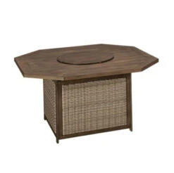 Peoria Slat-Top KD Octagonal Fire Pit Table 11 Peoria Slat-Top KD Octagonal Fire Pit Table -Courtyard Home Furnishings Store 092834 4
