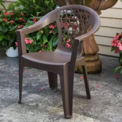 Resin Penza Stack Chairs -Courtyard Home Furnishings Store 094200 3