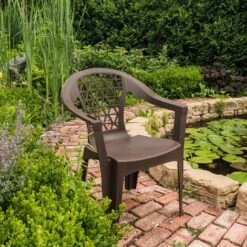 Resin Penza Stack Chairs -Courtyard Home Furnishings Store 094200 6