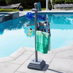 HydroTools Pool Butler Towel Rack 12 HydroTools Pool Butler Towel Rack -Courtyard Home Furnishings Store 094204 2