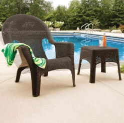 Woven Patio Side Tables -Courtyard Home Furnishings Store 094226 3