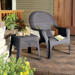 Woven Patio Side Tables -Courtyard Home Furnishings Store 094226 7
