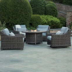 Avallon Cushioned Wicker Seating And Chat Sets