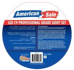 Set Of 75 Professional Grade LED C9 Lights -Courtyard Home Furnishings Store 095571 3