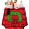 3D Lighted Snoopy On Dog House Sculpture
