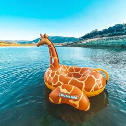 Swimline's Giant Giraffe Pool Float Ride-On -Courtyard Home Furnishings Store 097371 3