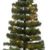 36" Mini Artificial Pre-Lit Foyer Tree With Stand