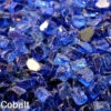 1/4" Cobalt Blue Reflective Fire Pit / Fireplace Fire Glass