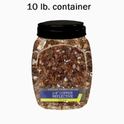 1/4" Copper Reflective Fire Pit / Fireplace Fire Glass -Courtyard Home Furnishings Store 101943 4