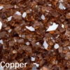 1/4" Copper Reflective Fire Pit / Fireplace Fire Glass