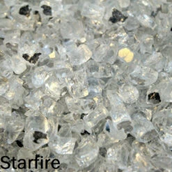 1/4" Starfire Reflective Fire Pit / Fireplace Fire Glass