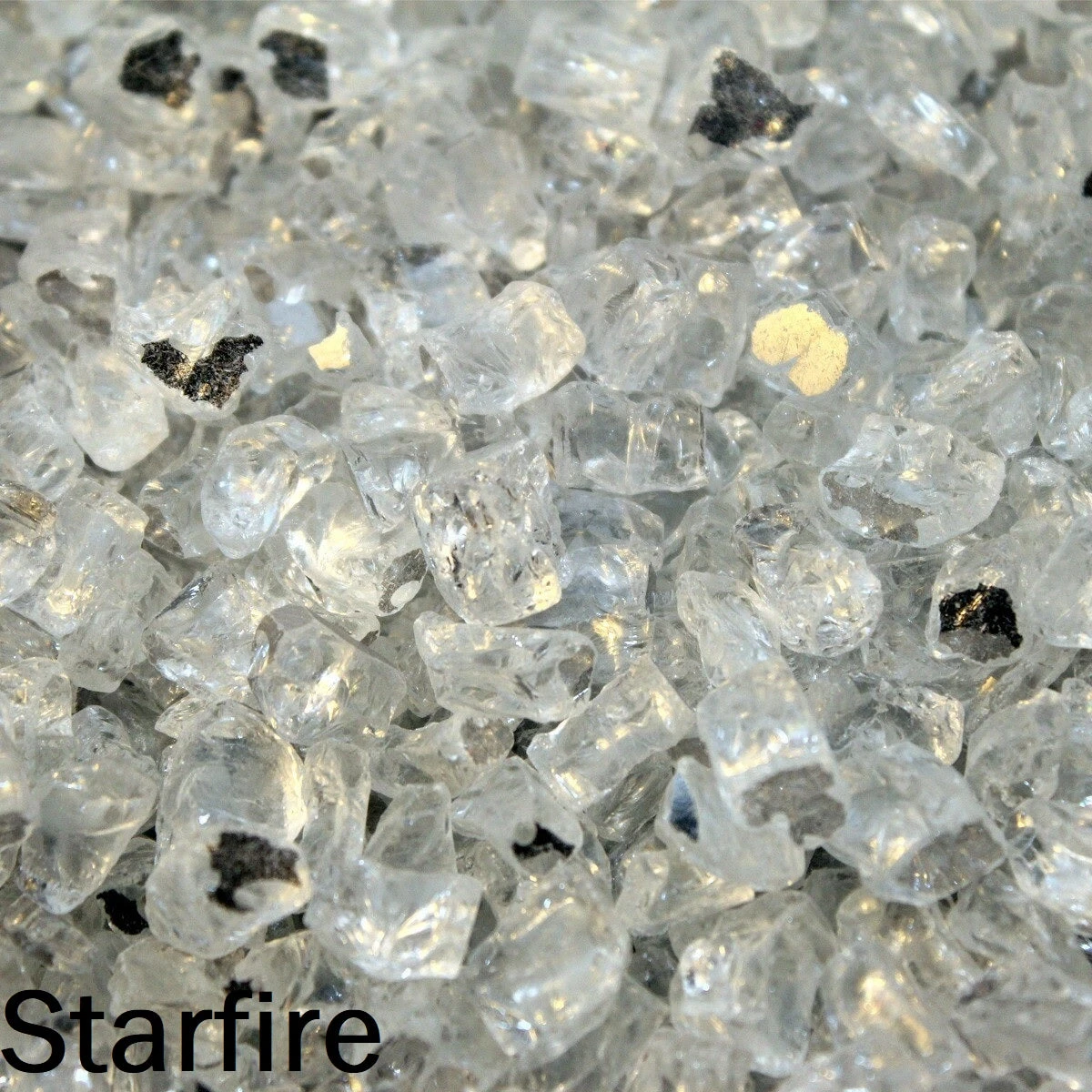 1/4" Starfire Reflective Fire Pit / Fireplace Fire Glass 1 1/4" Starfire Reflective Fire Pit / Fireplace Fire Glass