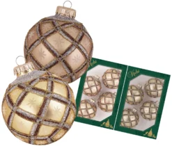 Set Of 4 Gold Starburst Ornaments -Courtyard Home Furnishings Store 104678 4 scaled