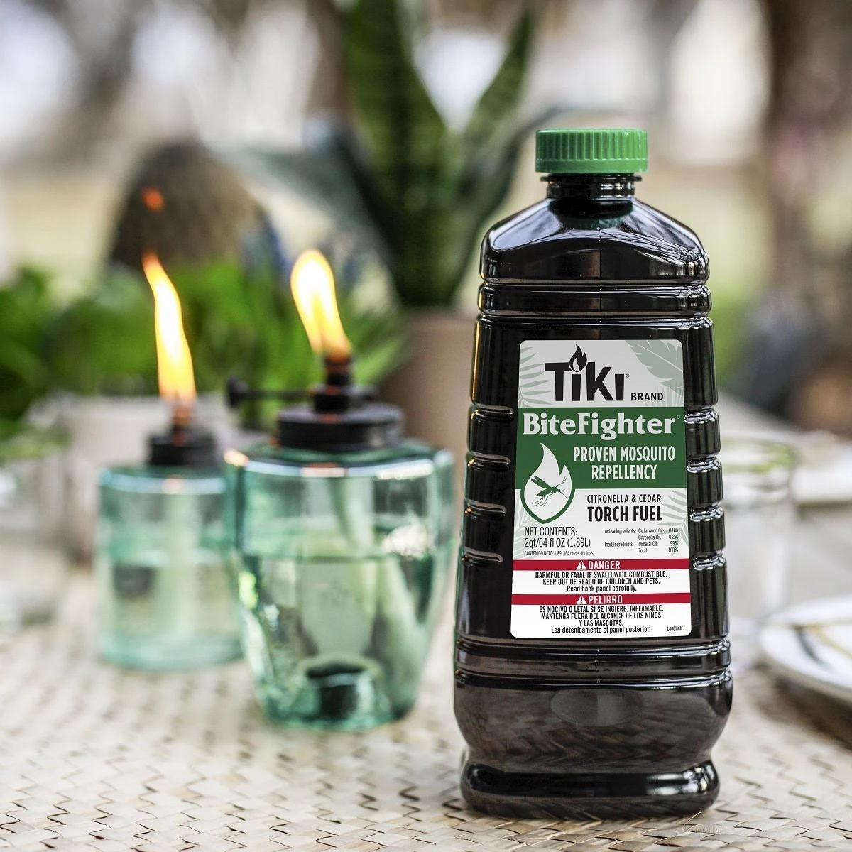 64 Oz. TIKI® BiteFighter™ Citronella/Cedar Torch Fuel 1 64 Oz. TIKI® BiteFighter™ Citronella/Cedar Torch Fuel