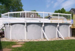 24" Resin Above Ground Pool Fence Base Kits -Courtyard Home Furnishings Store 106849 4