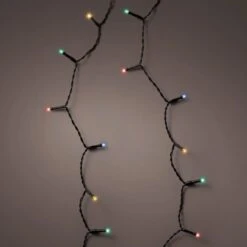 String Of 96 LED Battery Operated Fairy Lights (8 Function Twinkle Effect Multi-Colored)