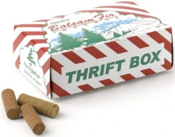 Set Of 50 Balsam Fir Incense Logs & Holder