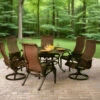 Stonegate Cast Aluminum Woven Patio Dining Sets