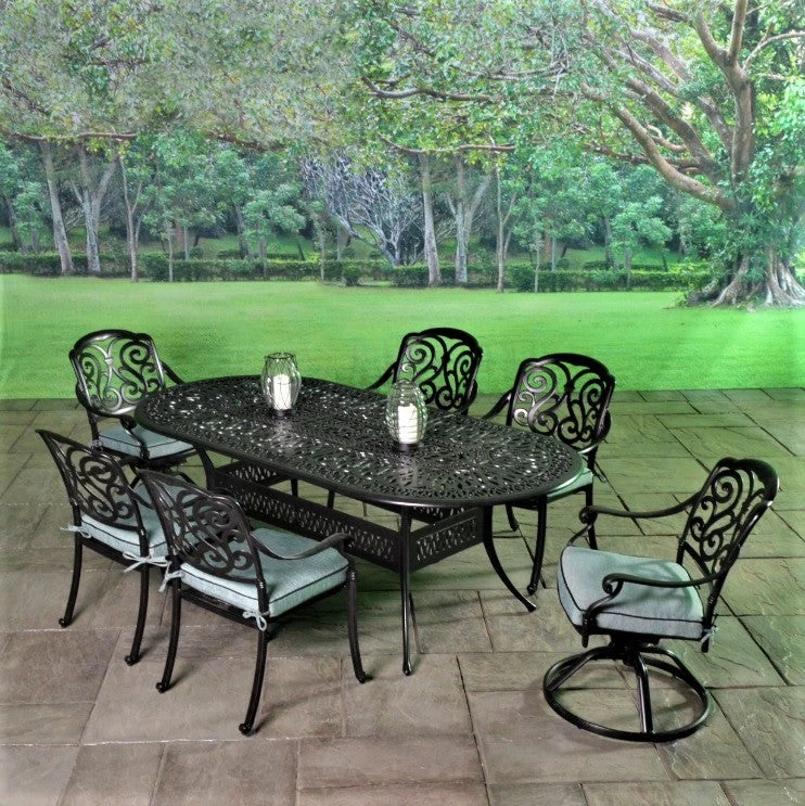 Shoreline Cast Aluminum Cushioned Patio Dining Sets 5 Shoreline Cast Aluminum Cushioned Patio Dining Sets - Image 5