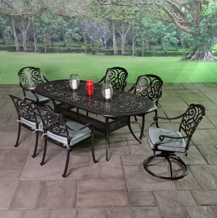 Shoreline Cast Aluminum Cushioned Patio Dining Sets 10 Shoreline Cast Aluminum Cushioned Patio Dining Sets - Image 10