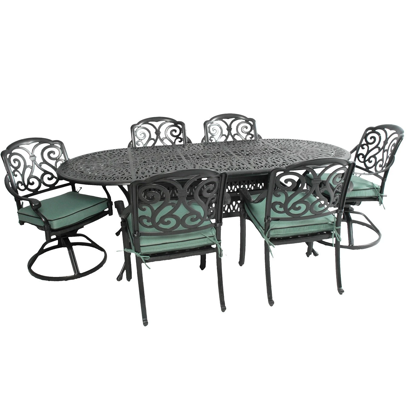 Shoreline Cast Aluminum Cushioned Patio Dining Sets 6 Shoreline Cast Aluminum Cushioned Patio Dining Sets - Image 6