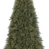 Carrington Pine Narrow Profile Quick Set Pre-Lit Artificial Christmas Tree